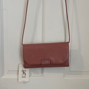 HOBO Dusty Rose Leather Crossbody